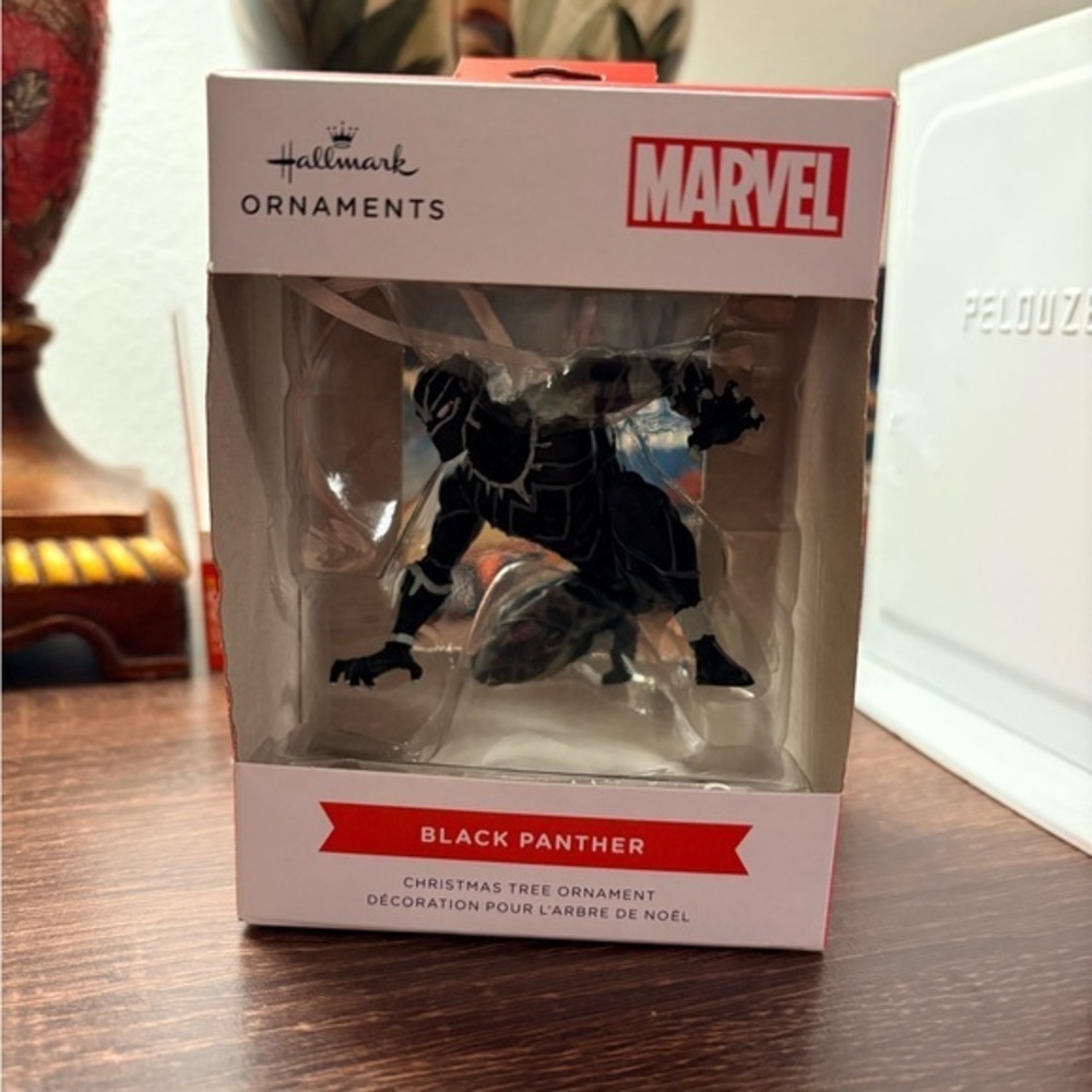 2021 Hallmark Red Box Christmas Tree Ornament Marvel's Black Panther